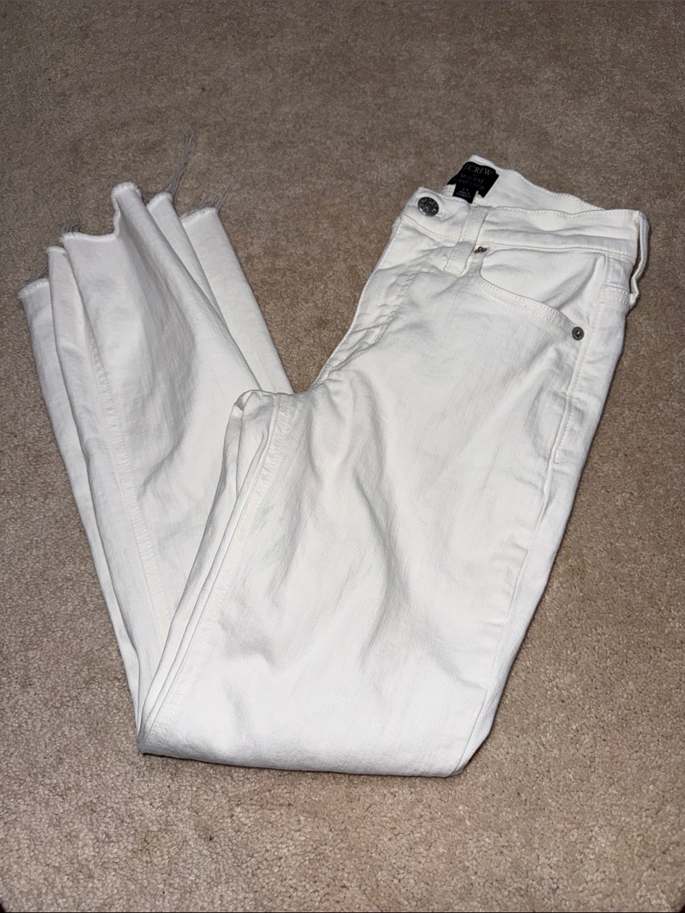 J.Crew Mid Rise Flare Crop - Picture 2 of 4
